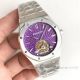 Swiss Grade Audemars Piguet Royal Oak Tourbillon Extra Thin 26522 replica Watch SS Purple Dial (9)_th.jpg